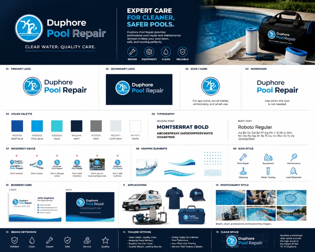 Duphore Pool Brand Kit