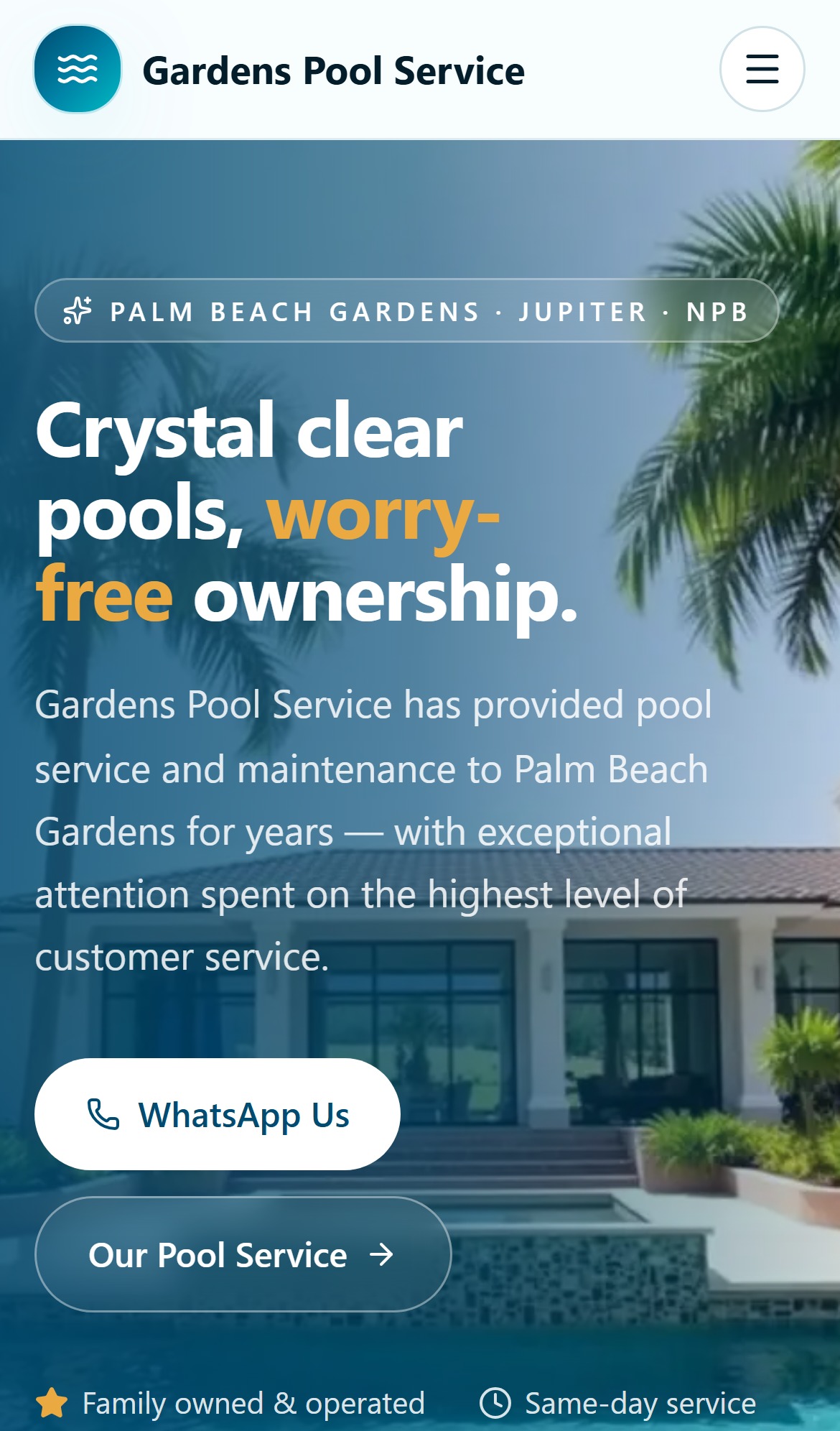 Garden Pool mobile